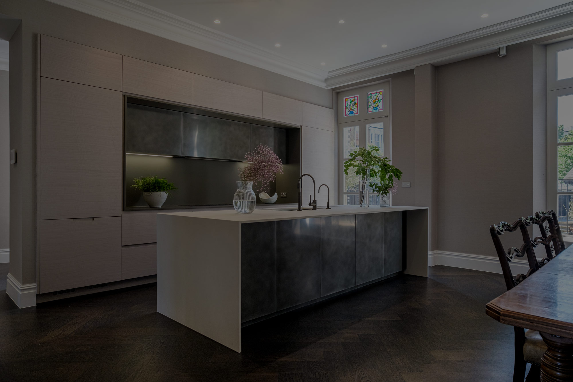 Bespoke kitchen london by Fontana in Belsize Park kitchen video | Design as Art | interior architectural design studio