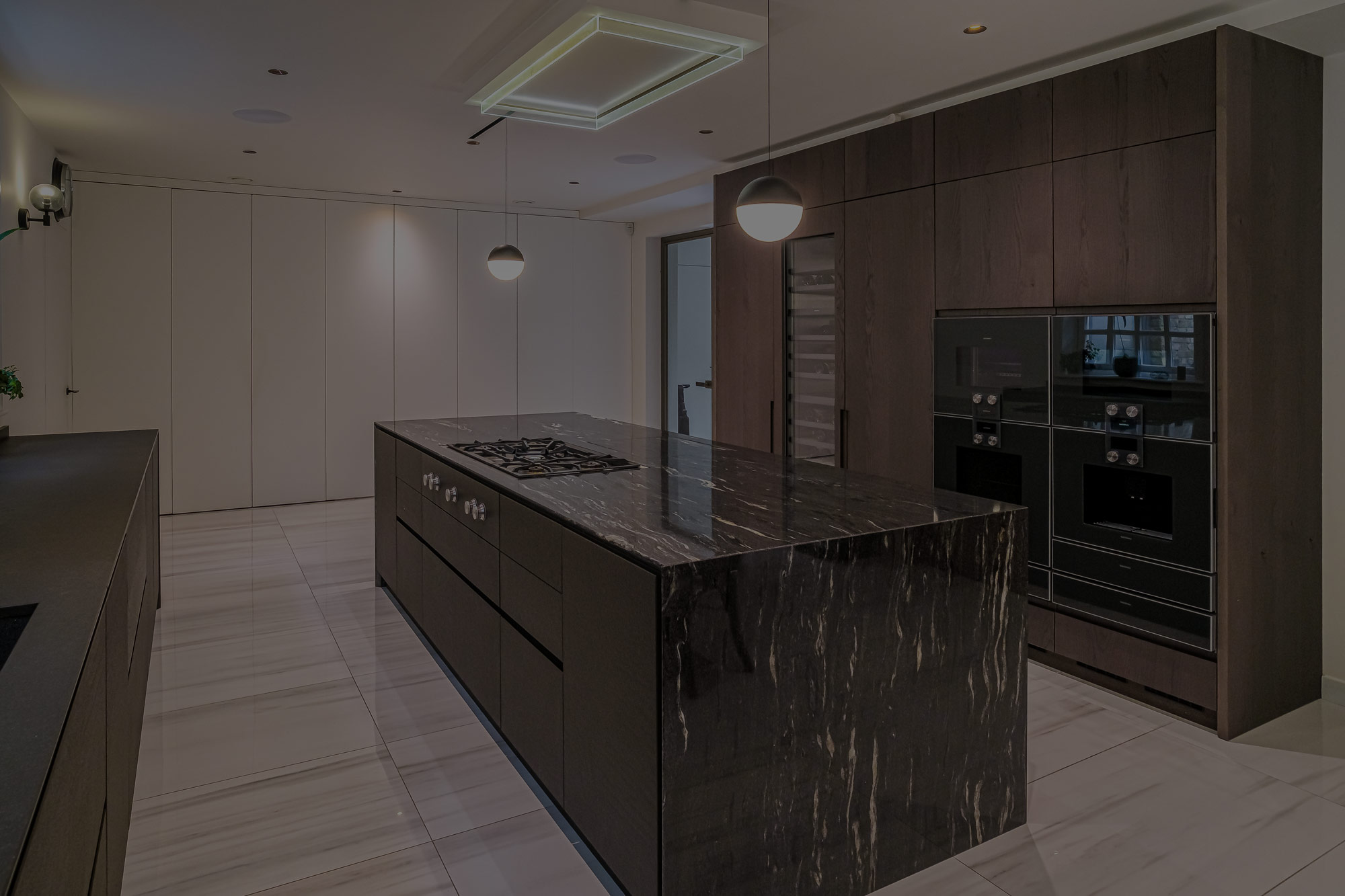 Bespoke contemporary kitchen by Fontana in Loughton Kitchen Video | Design as Art | interior architectural design studio