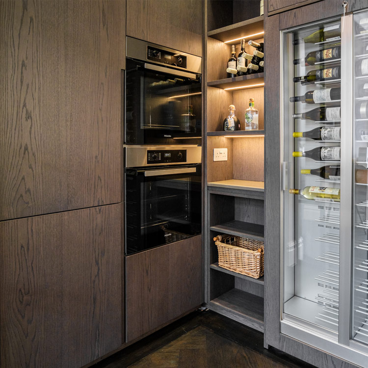 Fontana Belsize kitchen larder | full height cabinetry Design as Art